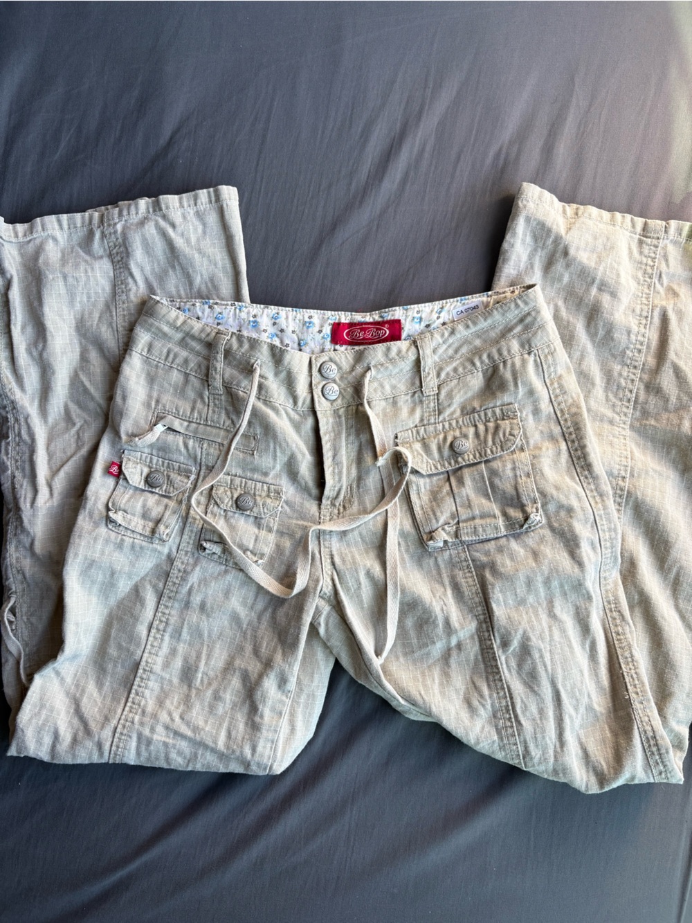 Vintage Be Bop Y2K Low Rise Cargo Pants